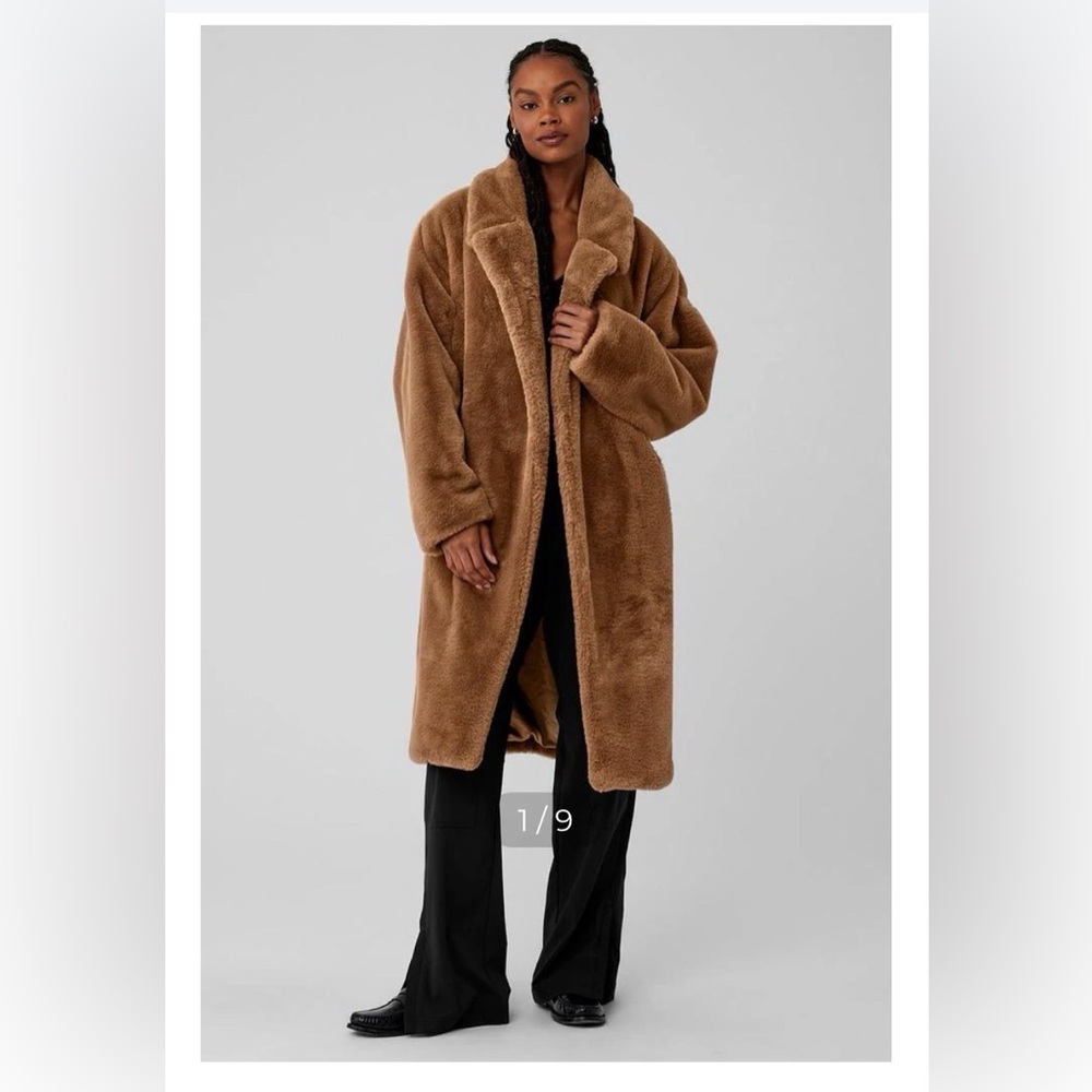 ALO Yoga Dark Tan Toasted Almond 🤎 Trench Coat XS / S